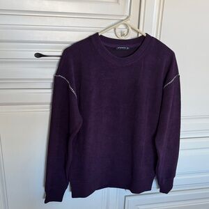 Staccato Deep Purple Crewneck Sweater